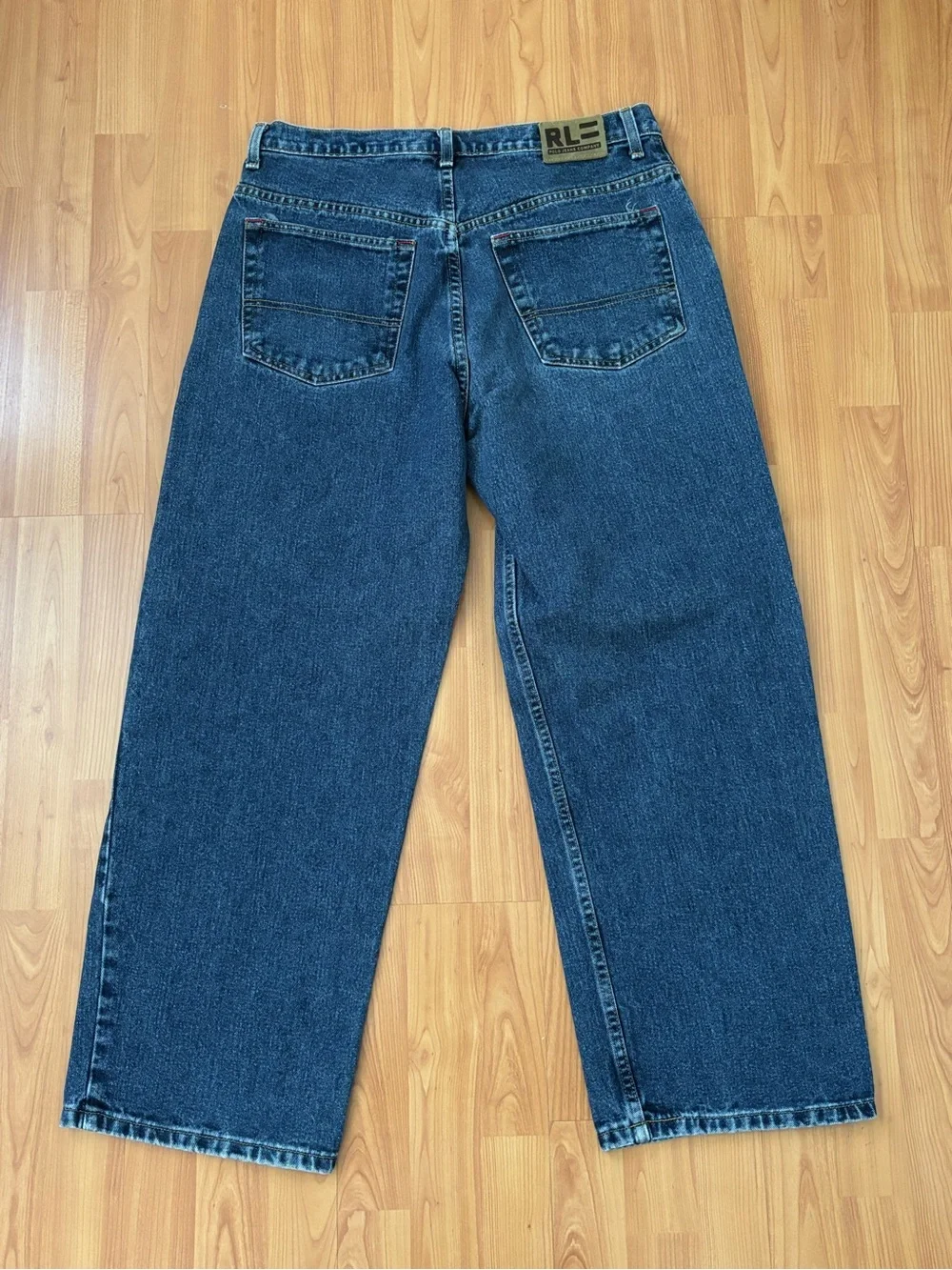 Vintage polo banner jeans